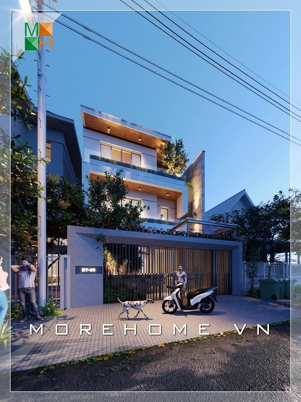 Một màu xanh mát của cây xanh, tạo cảm giác dễ chịu, không gian sống mát mẻ