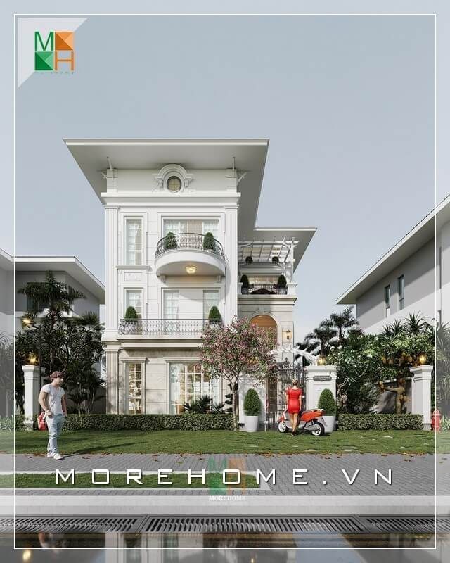 ++ 16 Hình ảnh villa ấn tượng từ Công ty thiết kế nội thất uy tín tại Hà Nội - MOREHOME